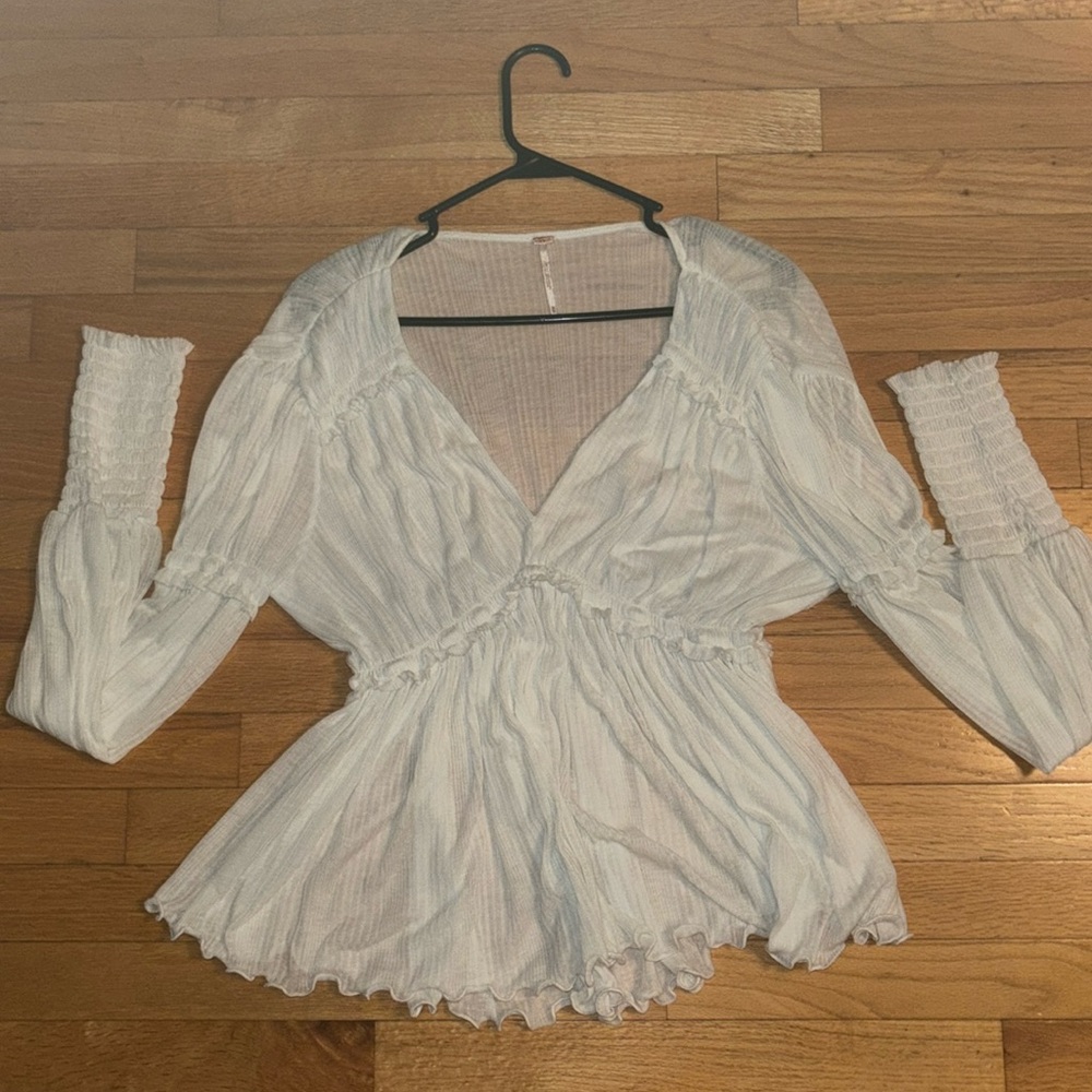 Free People White Shirt